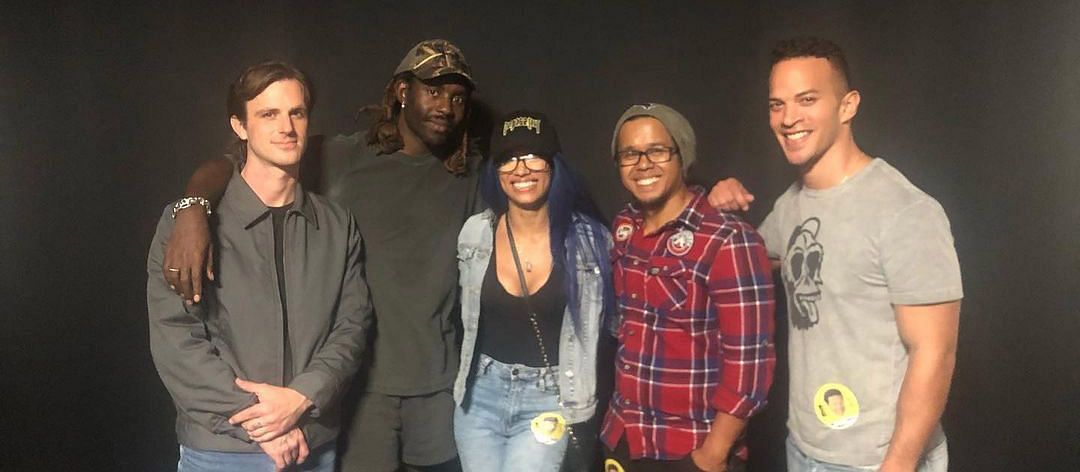 Sasha with her husband Sarath and friends, Source: Sasha’s Instagram